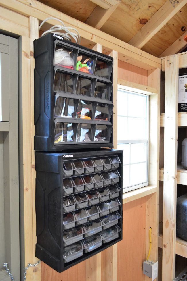 Shed Storage Organization Tips & Ideas